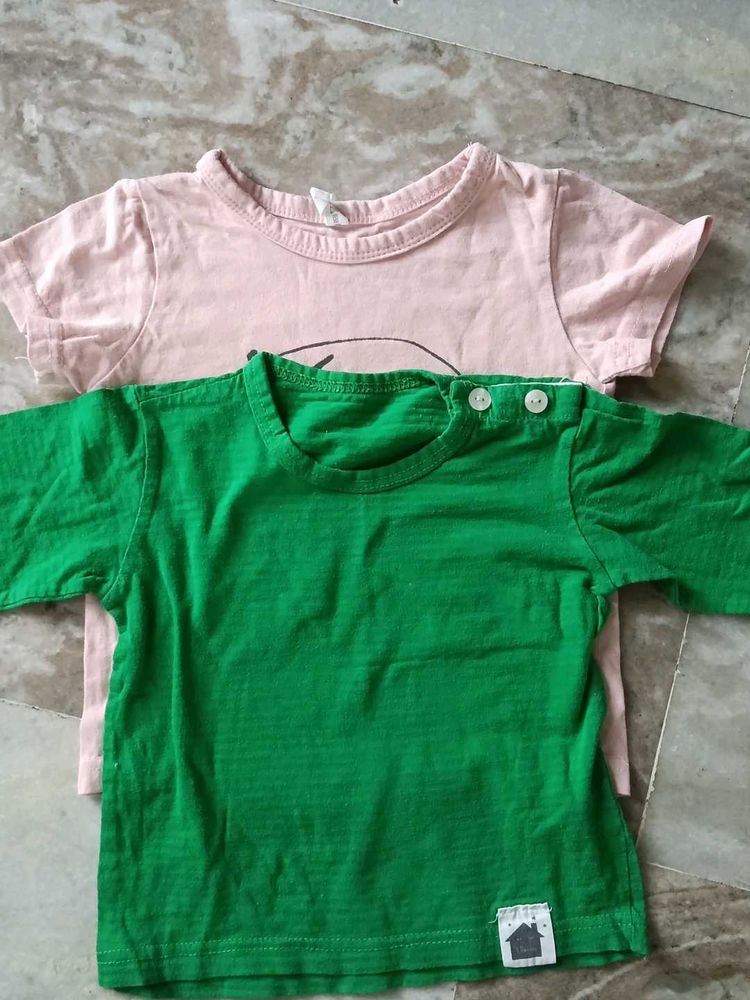 Pack of 2 Cute Baby Girl Tops