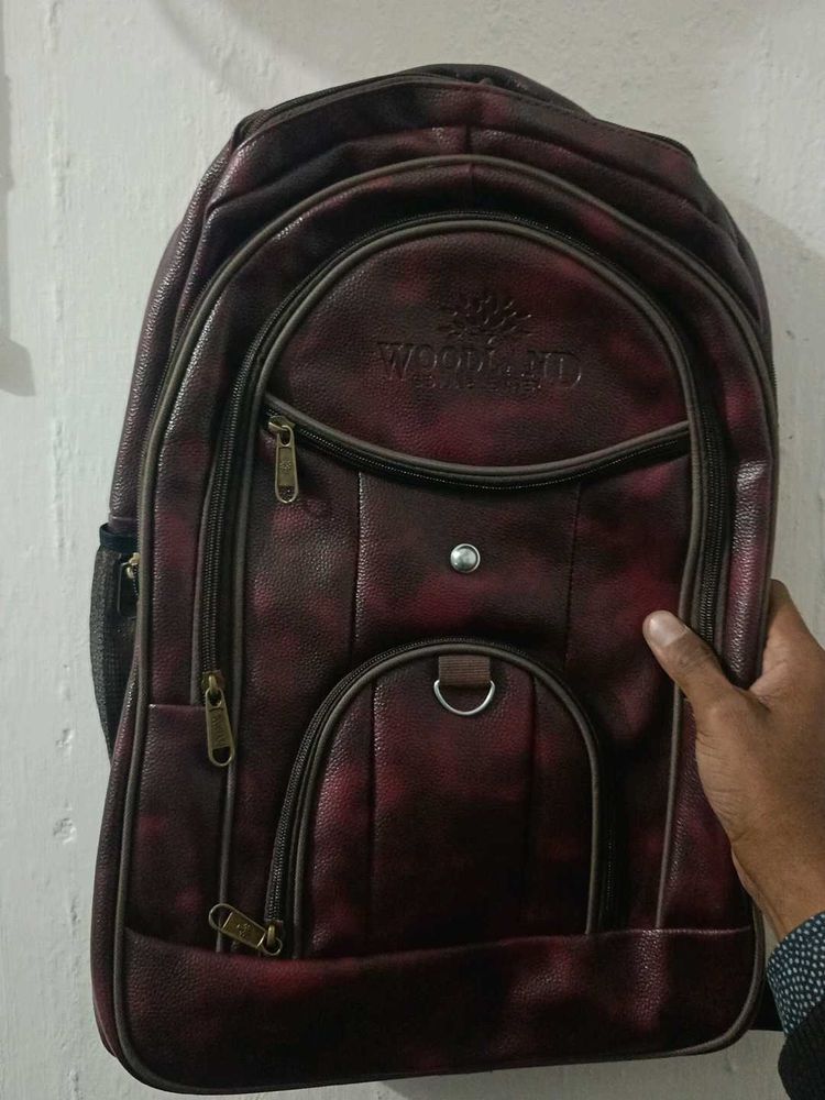 Woodland Burgundy Backpack