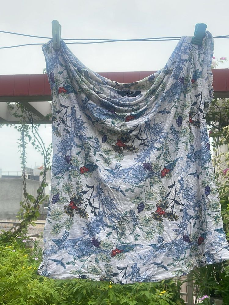 Floral Print Women's Top