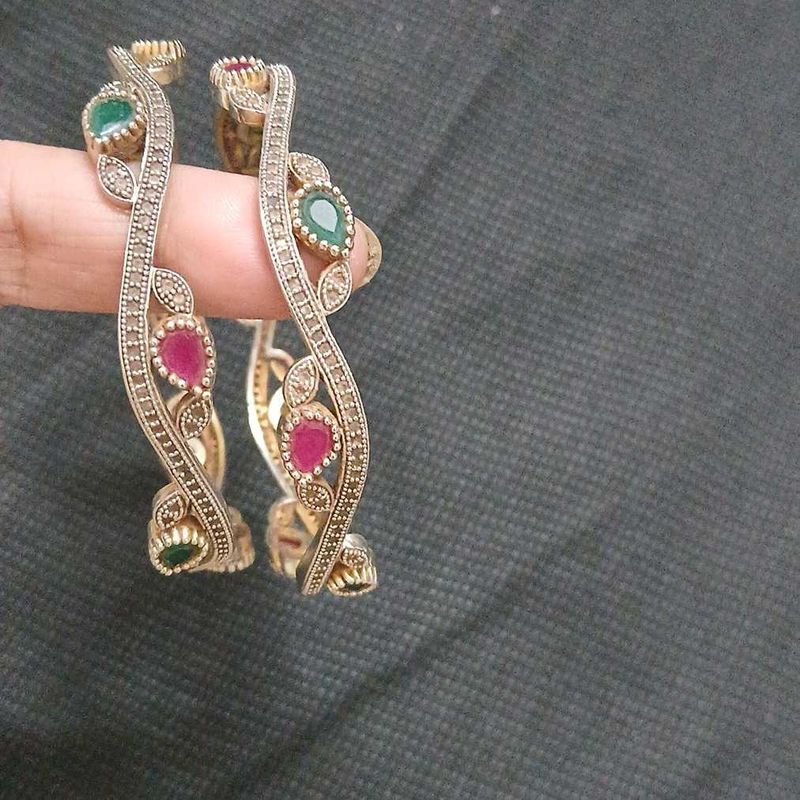 American diamond (AD) Bangles