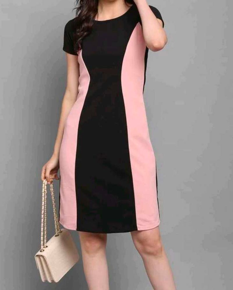 Chic Colorblock Dress