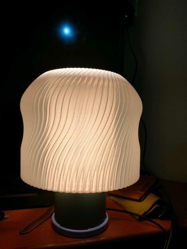 Modern Table Lamp with Unique Shade