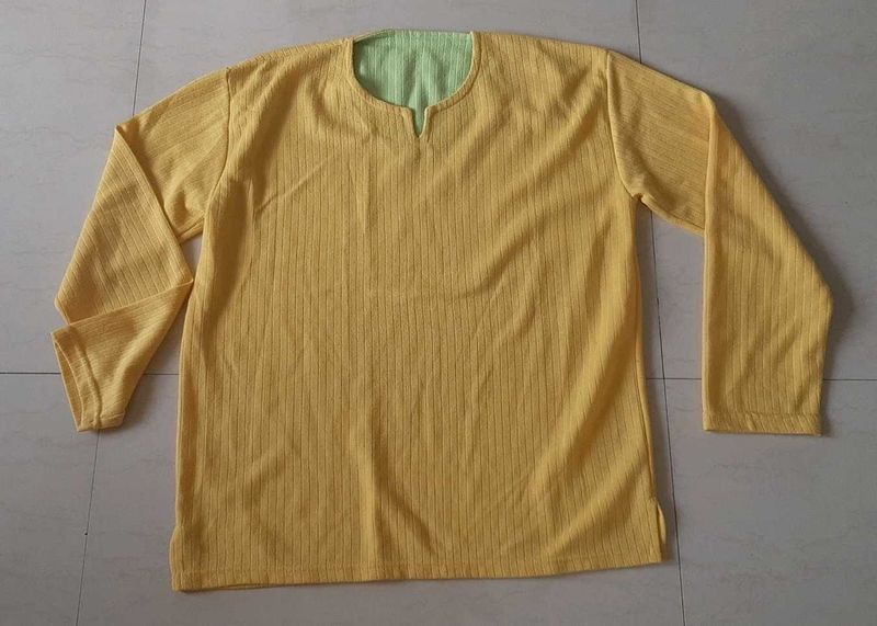 Yellow Striped TShirt (Unisex)