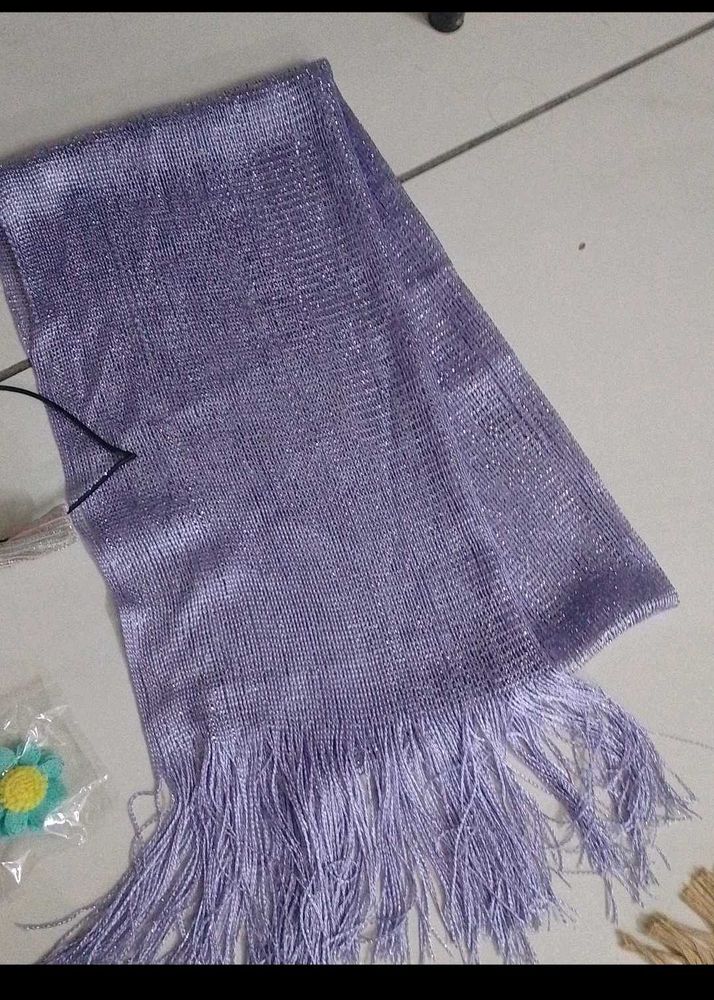 Sparkly Lavender Scarf