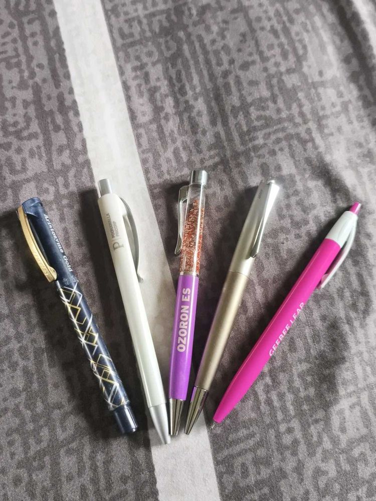 Assorted Pen Set Combo of 5 Pens Stationary
