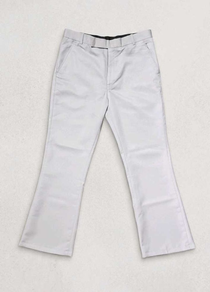 Light Grey Bootcut Trousers