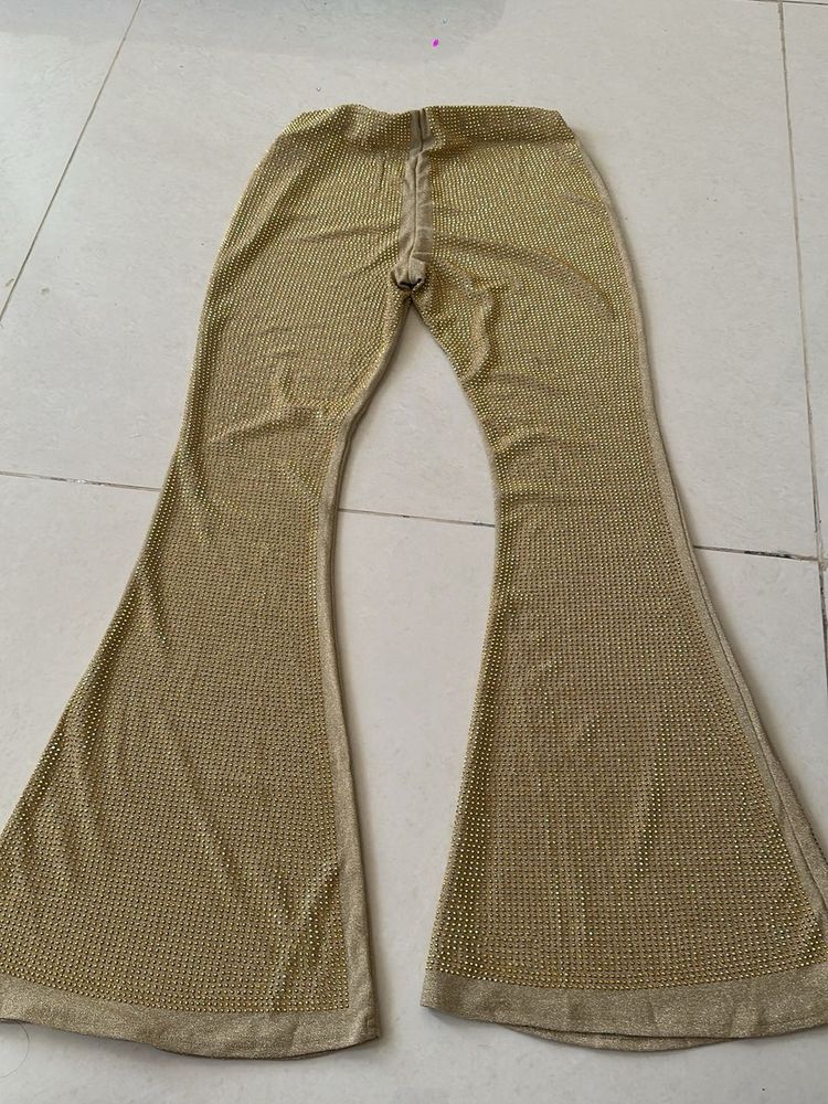 Sparkling Bell Bottom Pants