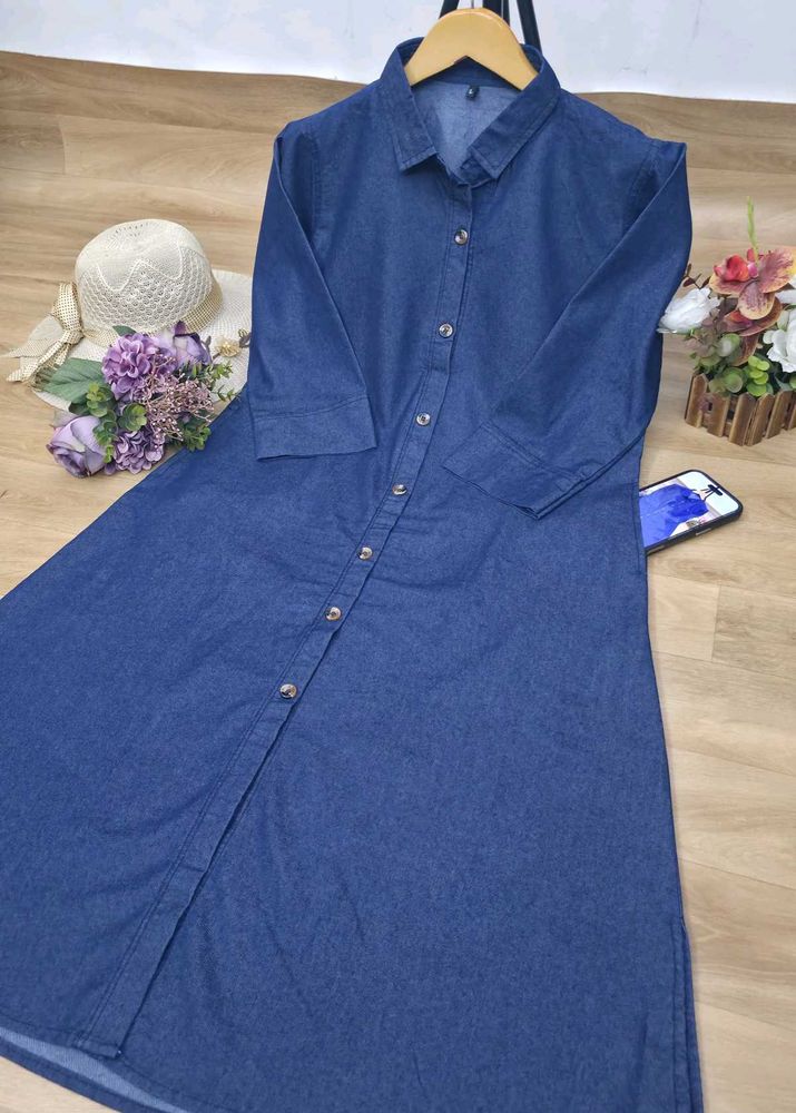 Denim Shirt Dress