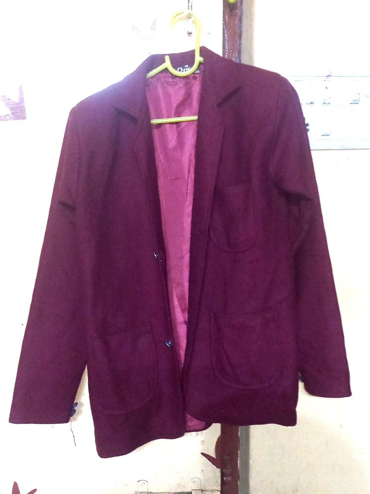 Vintage Burgundy Blazer