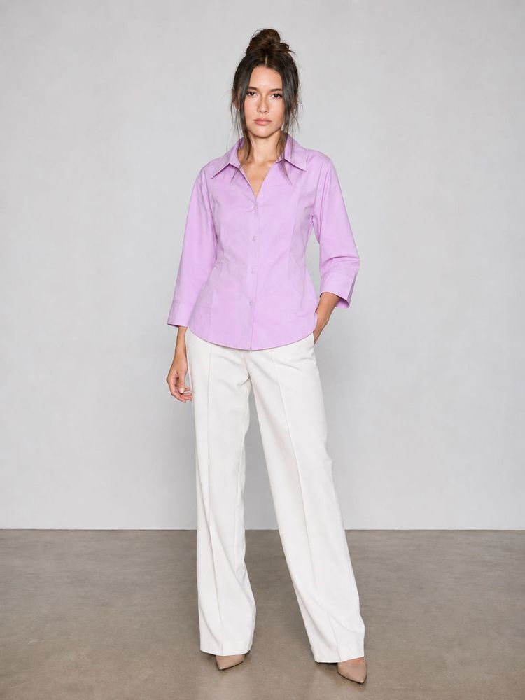 Pink Button-Up Shirt
