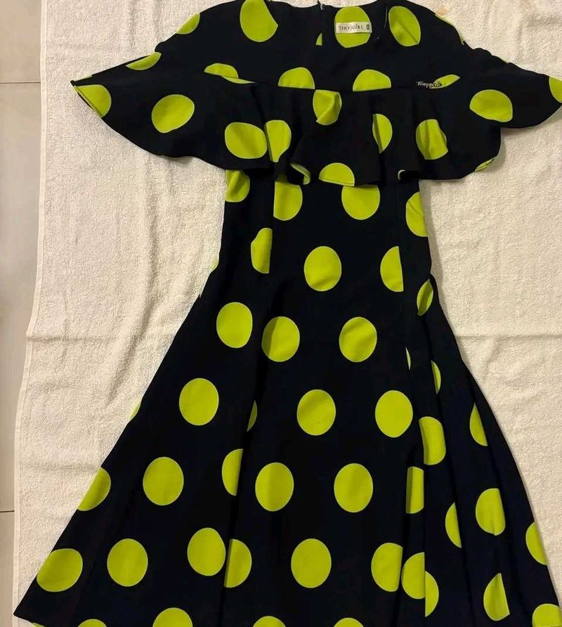 Polka Dot Ruffle Dress