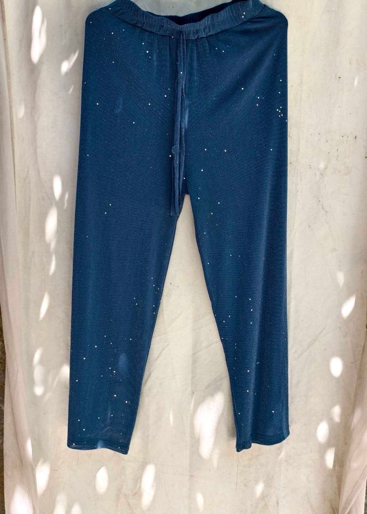 2299. Blue mesh sparkly pant