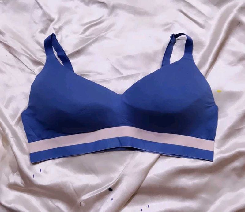 Comfortable Blue Bra