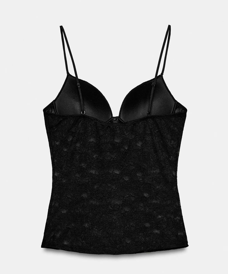 Elegant Black Lace Camisole