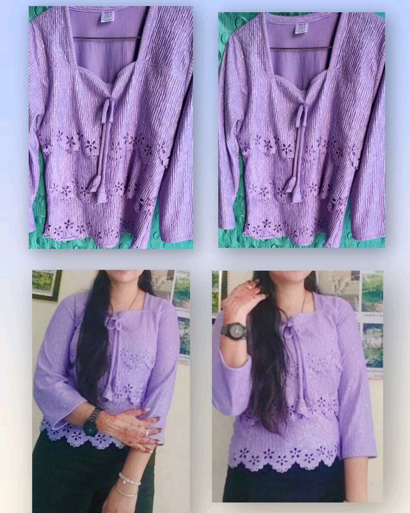 Beautiful purple top
