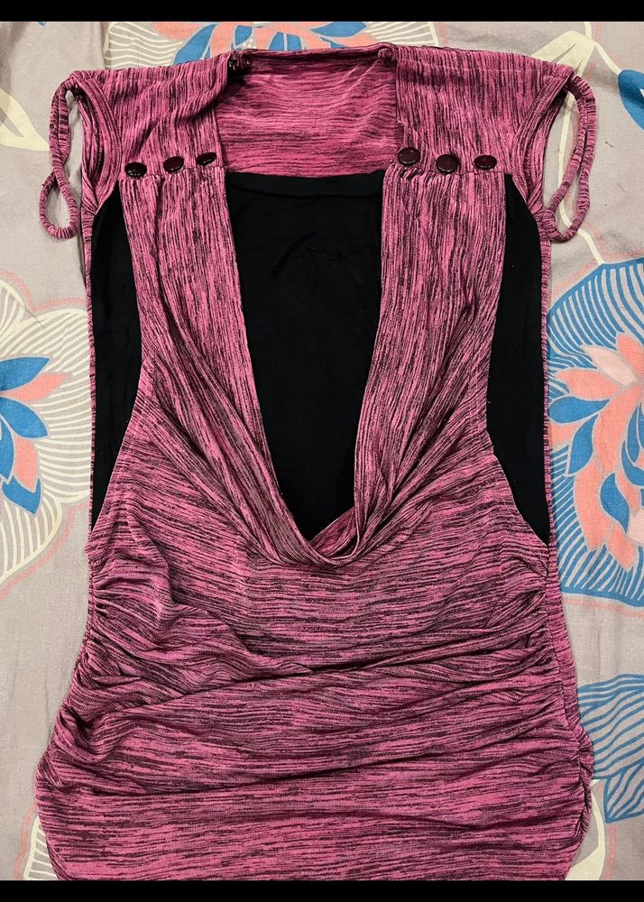 Beautiful Purple Fitted Top