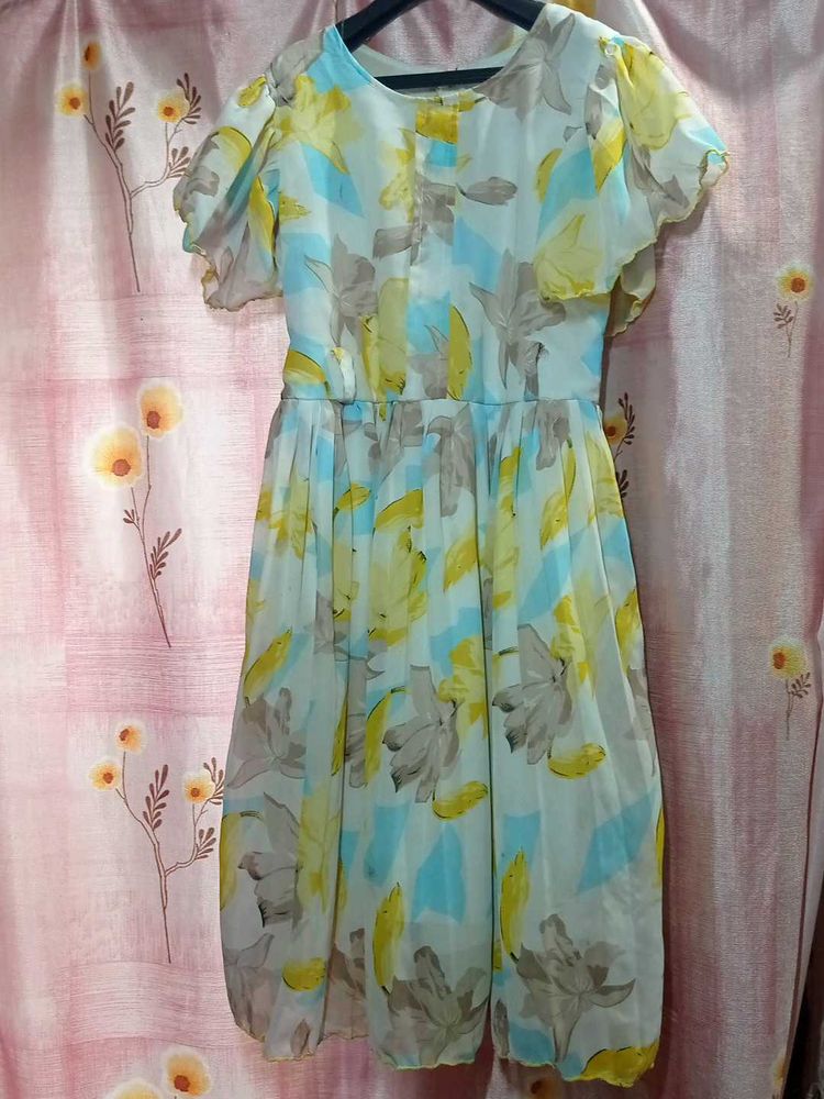 Floral Print Midi Dress
