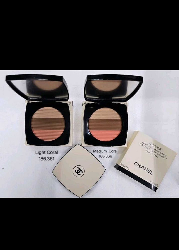 Chanel Blush Duo - Light &amp; Medium Coral