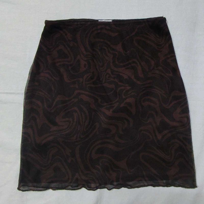 brown mini skirt  SALE!!
