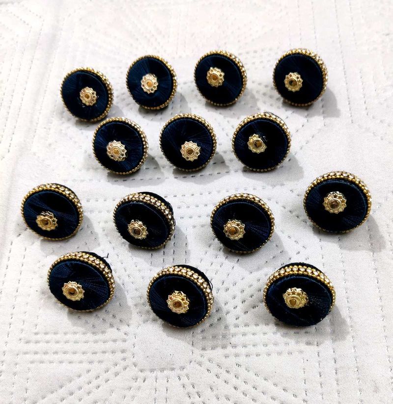 Embellished Fabric Silk Thread  Craft material)