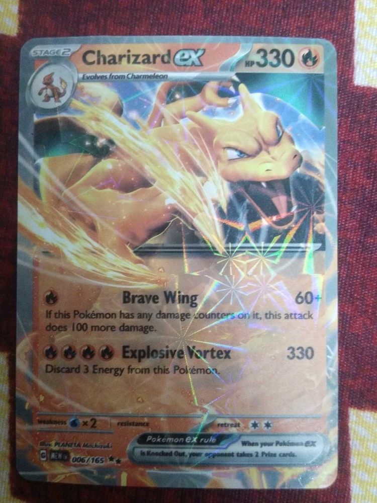 Limited edition Legendary Charizard EX card