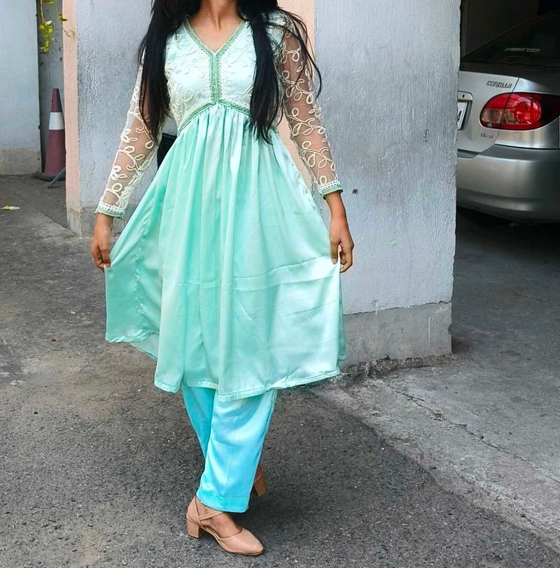 Alia Cut Kurti With Pant