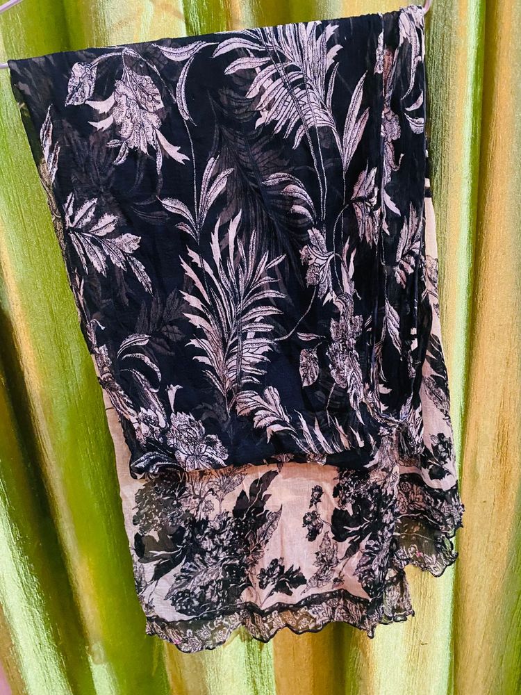 Floral Print Dupatta - Stylish &amp; Versatile