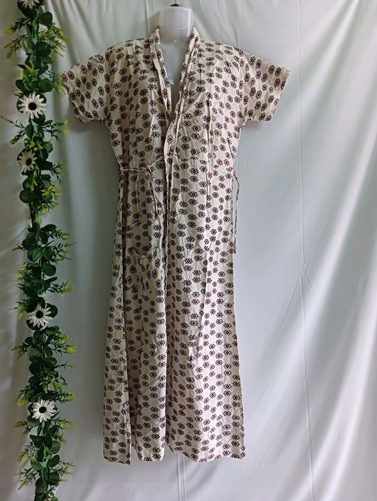 House Coat For Women, Half Sleeves