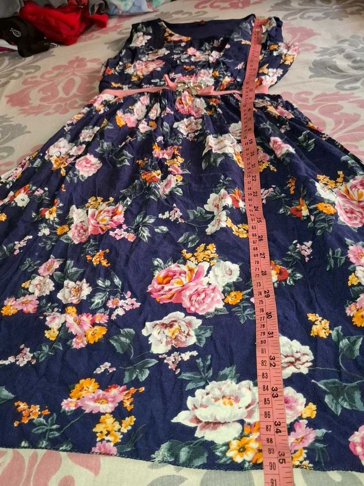 Beautiful Floral Print Dress
