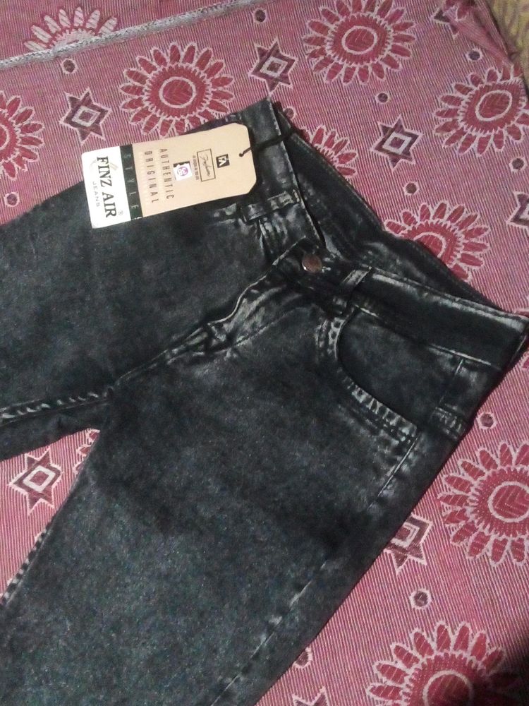 Girls  1999s Low Waist Grey Jeens
