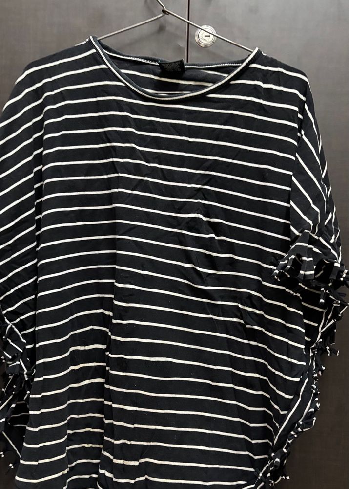Chic Striped Tunic Top