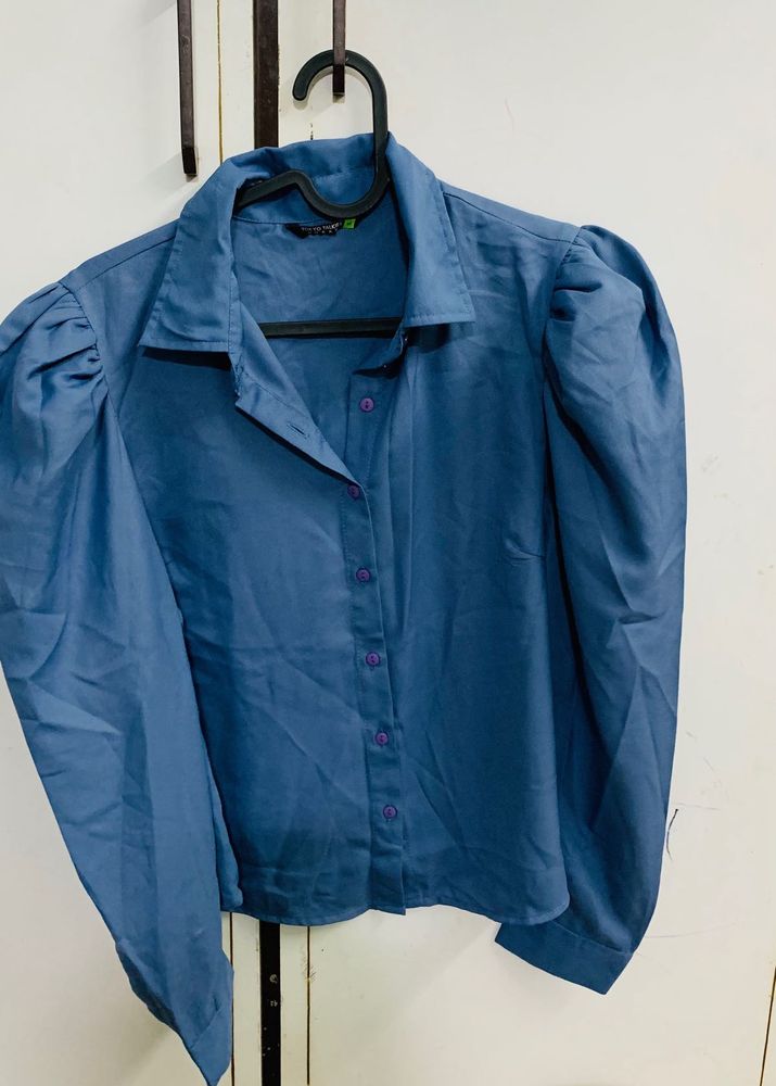Puffed Sleeves Shirt
