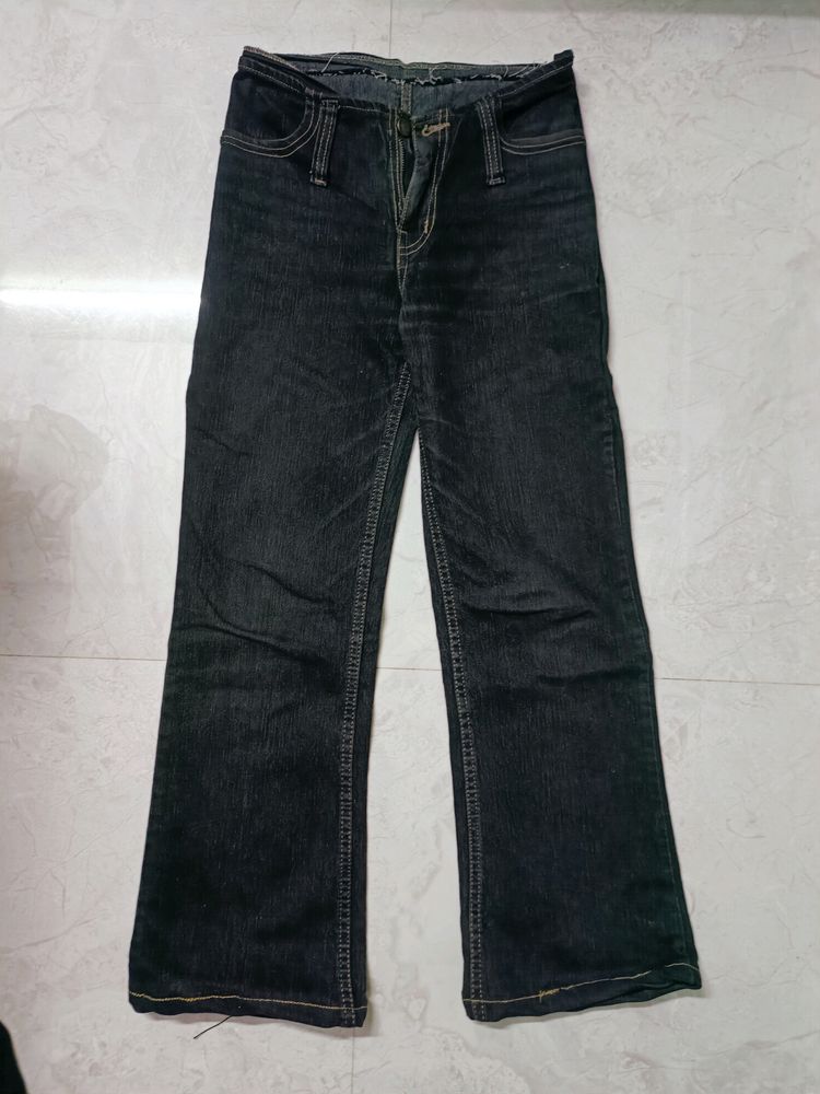 Black Flared Jeans