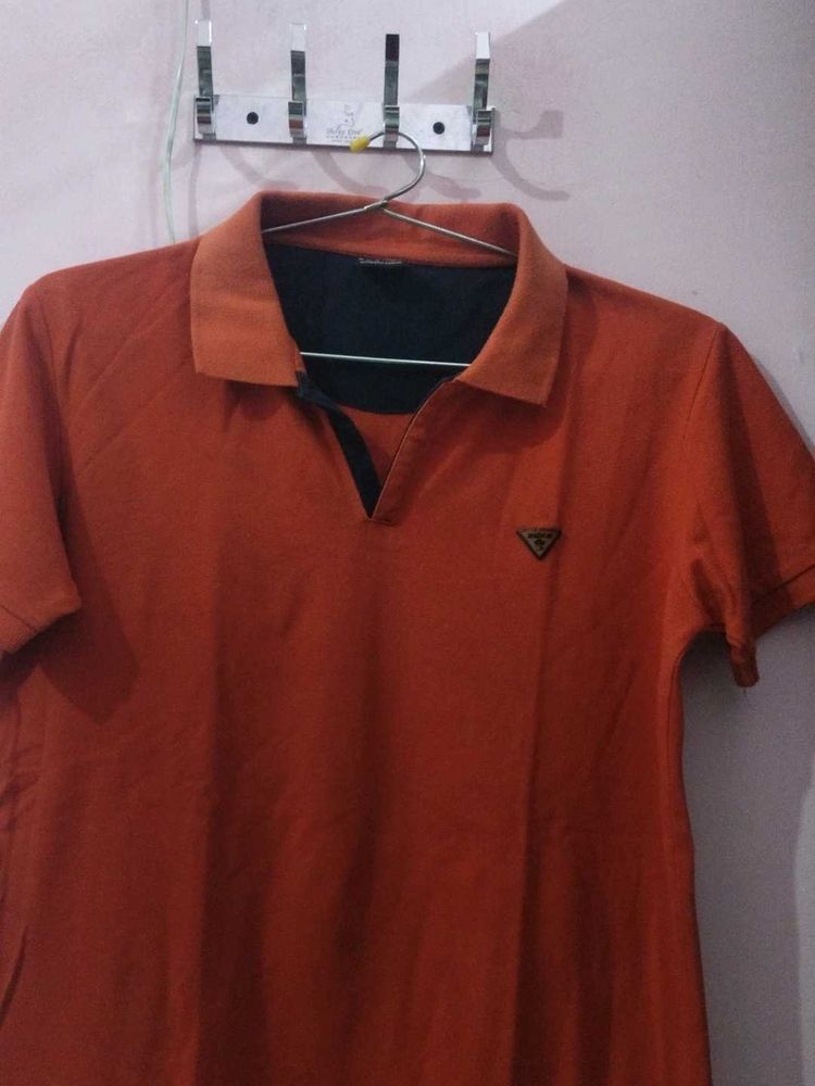 Orange Polo T-Shirt