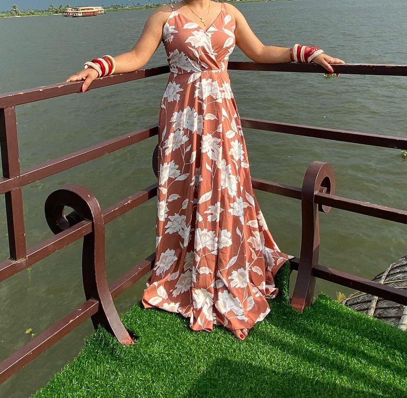 Printed Maxi Dress