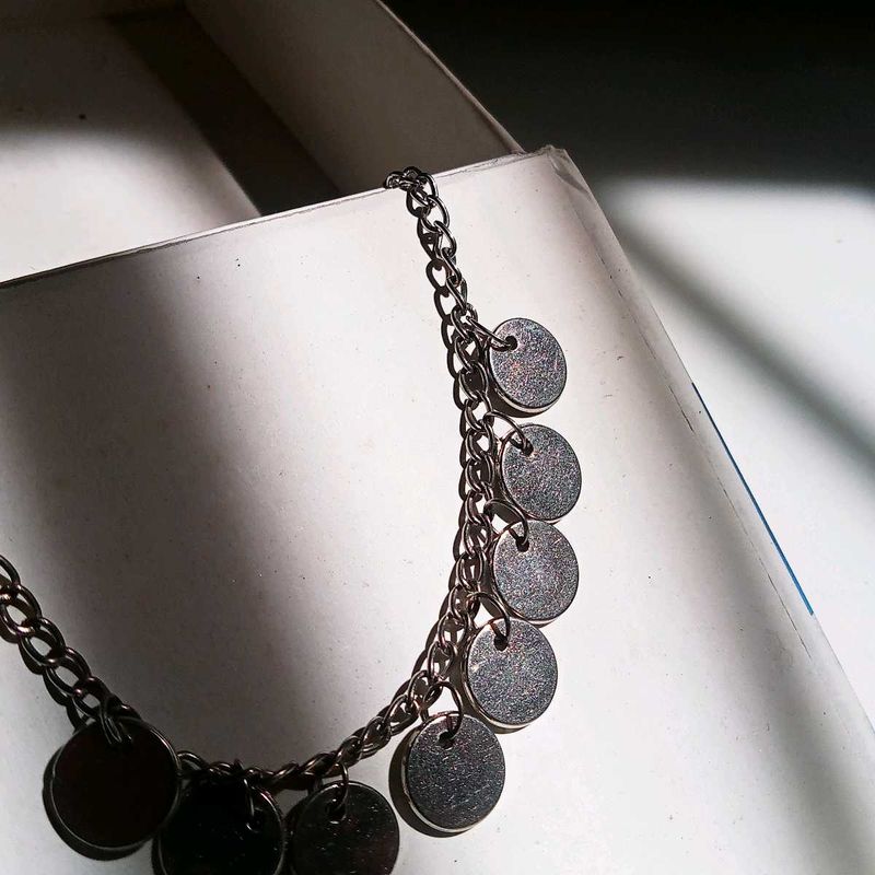 Chunky Coin Charm bracelet