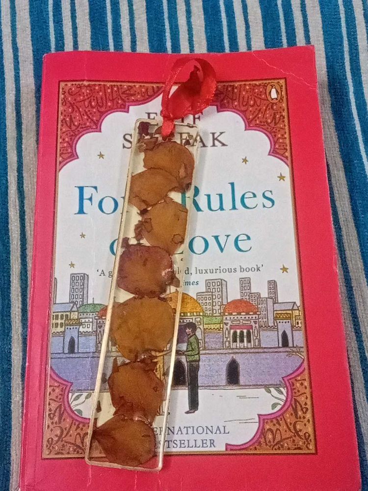 handmade resin bookmark