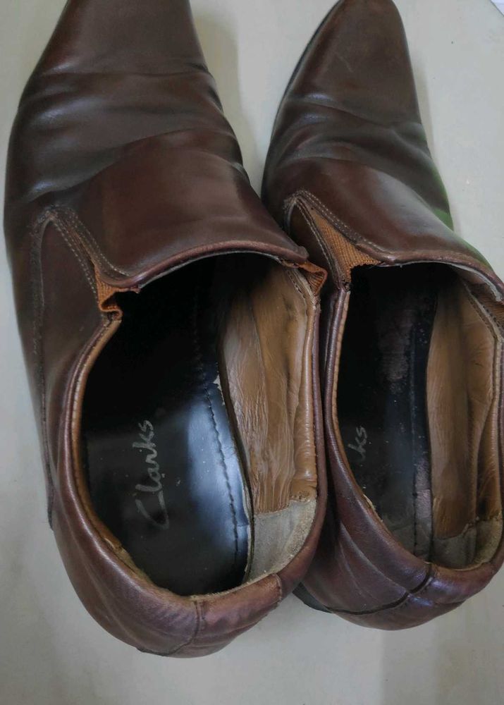 Men's Brown Leather Dress Shoes