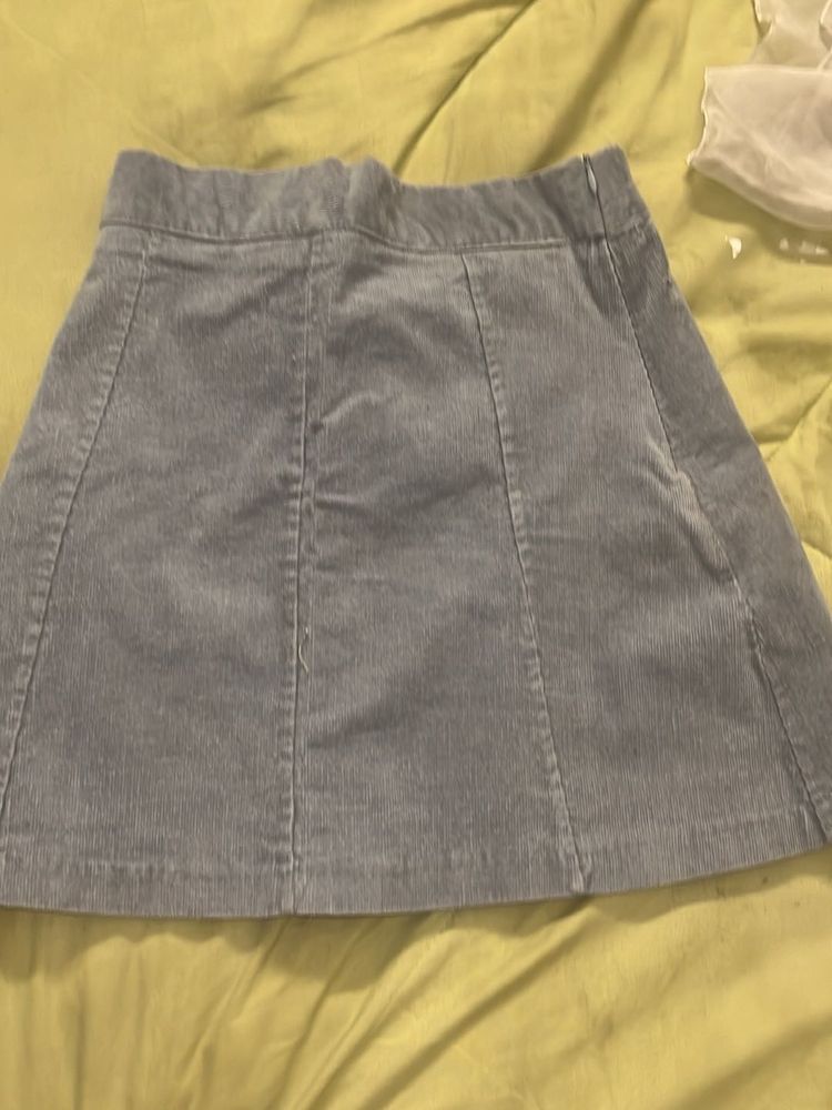 dusty blue tennis skirt y2k