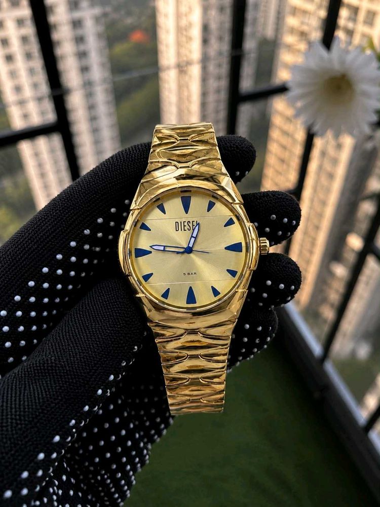 Diesel Gold Tone Watch