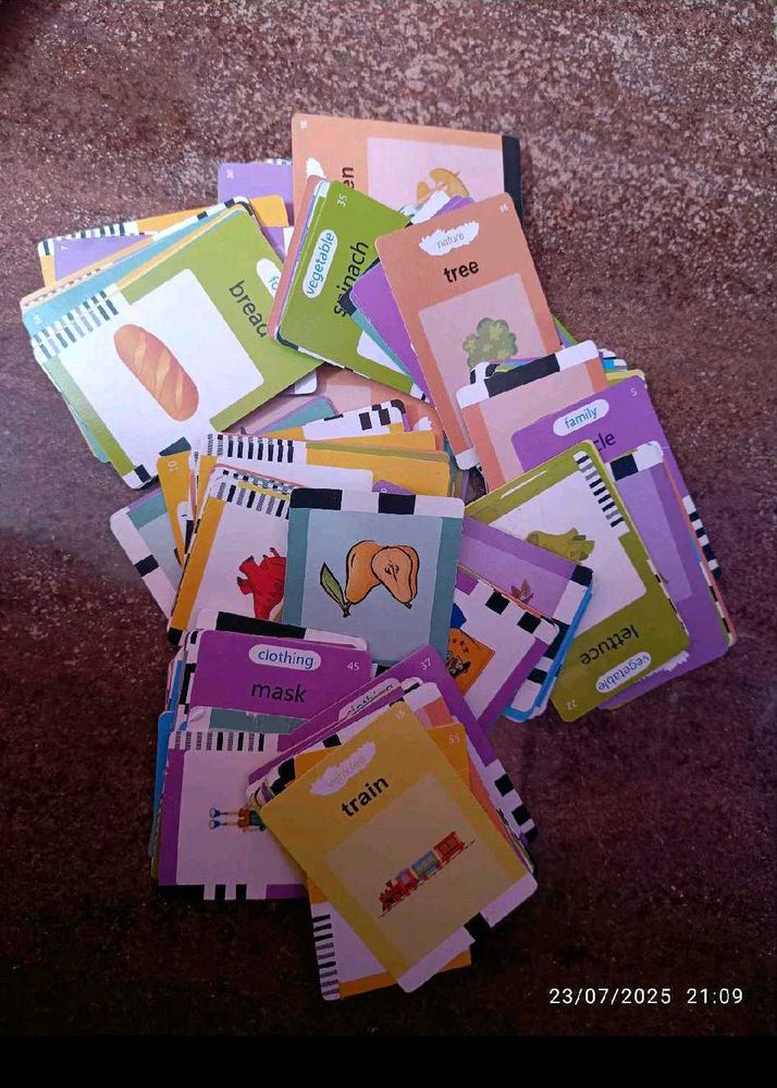Pack Of 50 Random Flash Cards