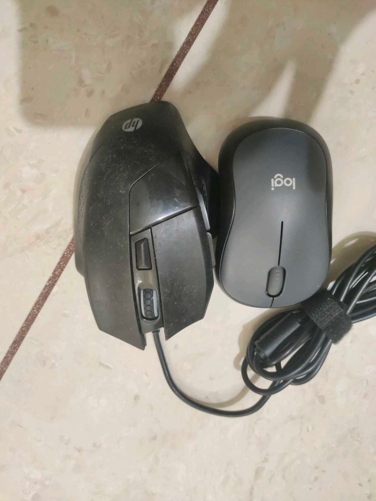 HP &amp; Logitech Mouse