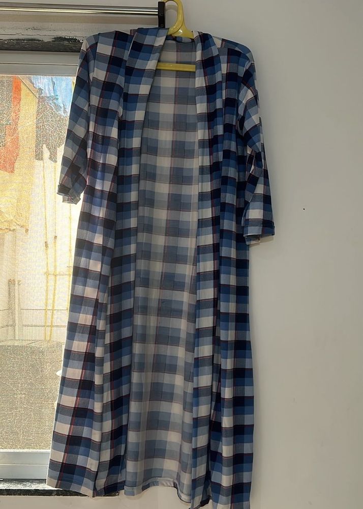 Blue &amp; Red Plaid Top
