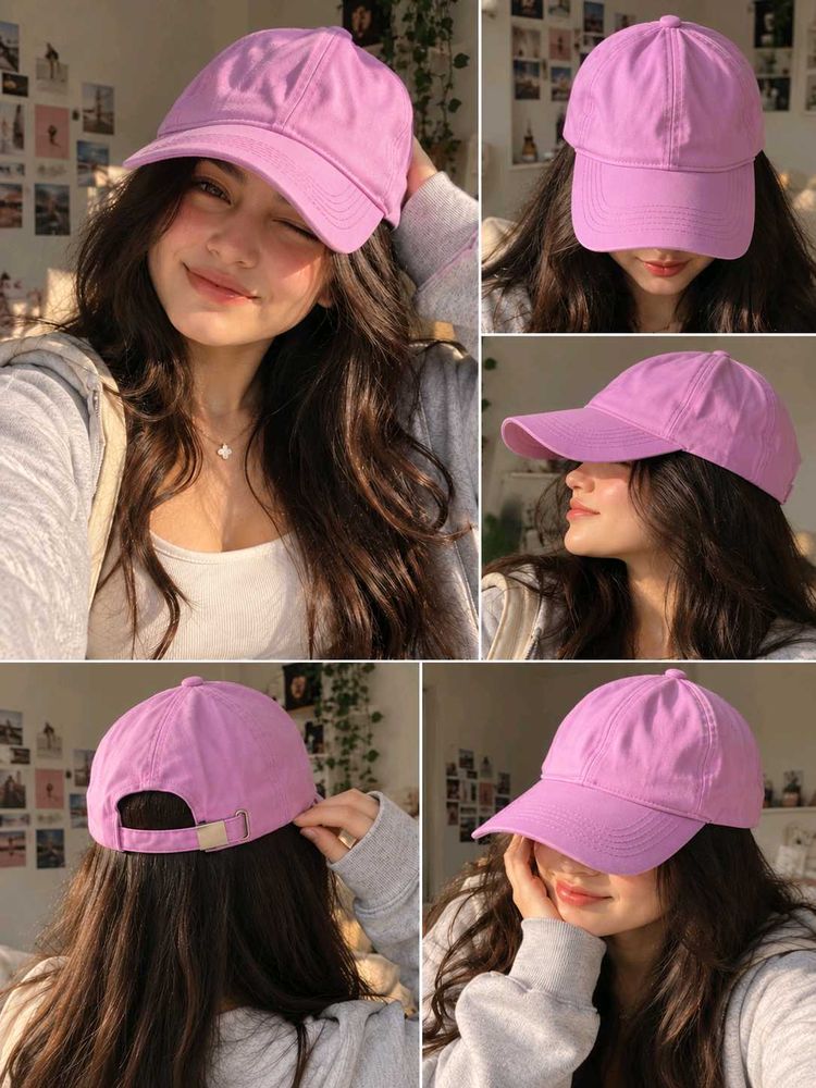 Stylish Pink Baseball Cap