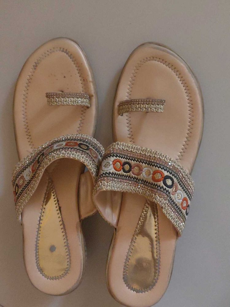 Embellished Sandal Heel