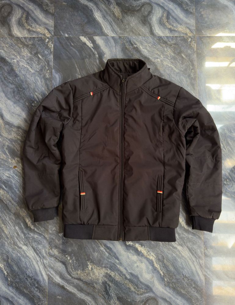 Men's Black Bomber Jacket