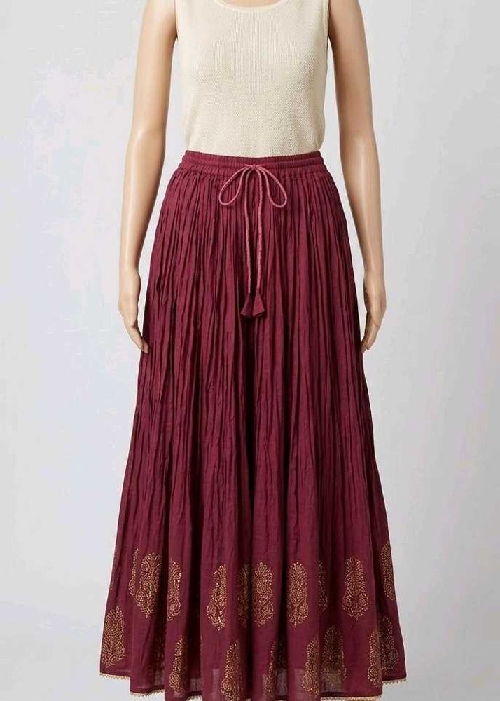 Boho Print Maxi Skirt