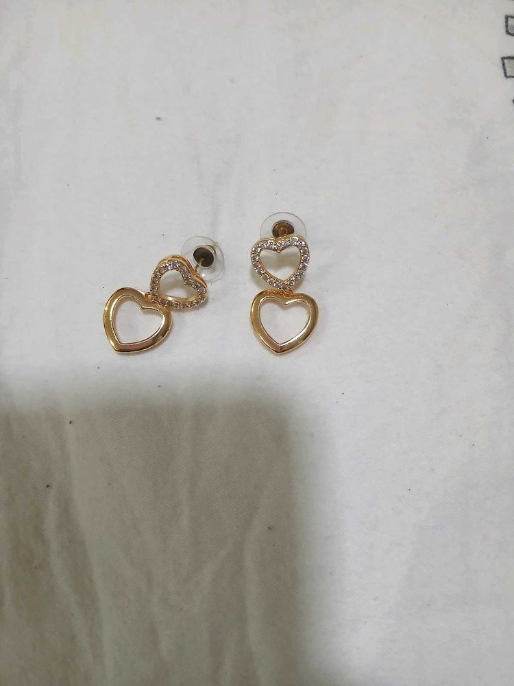 Heart Drop Earrings
