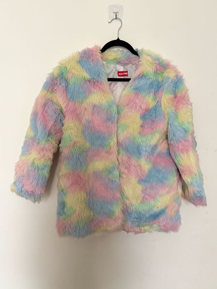 Rainbow Fur Coat