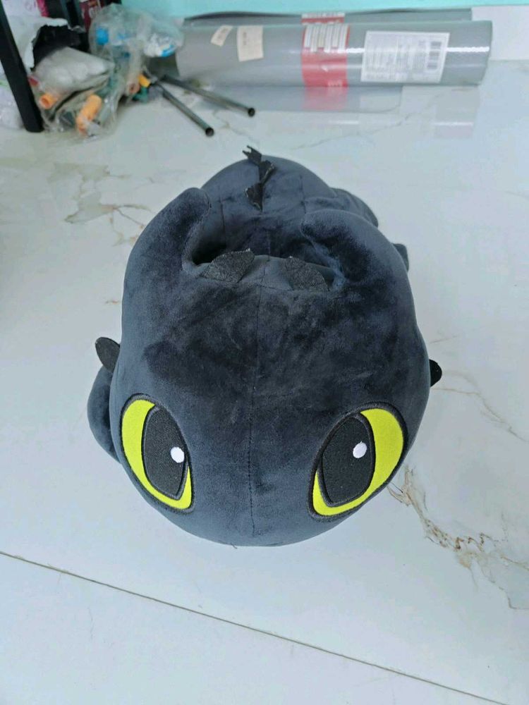 Plush Toothless Slippers